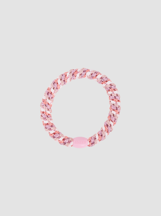 Hair Tie Mix Dusty Rose & Pink Glitter
