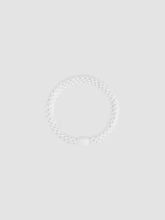 Hair Tie Glitter White