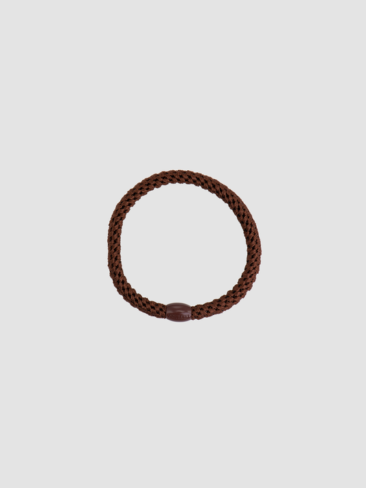 Hair Tie Slim Mid Brown