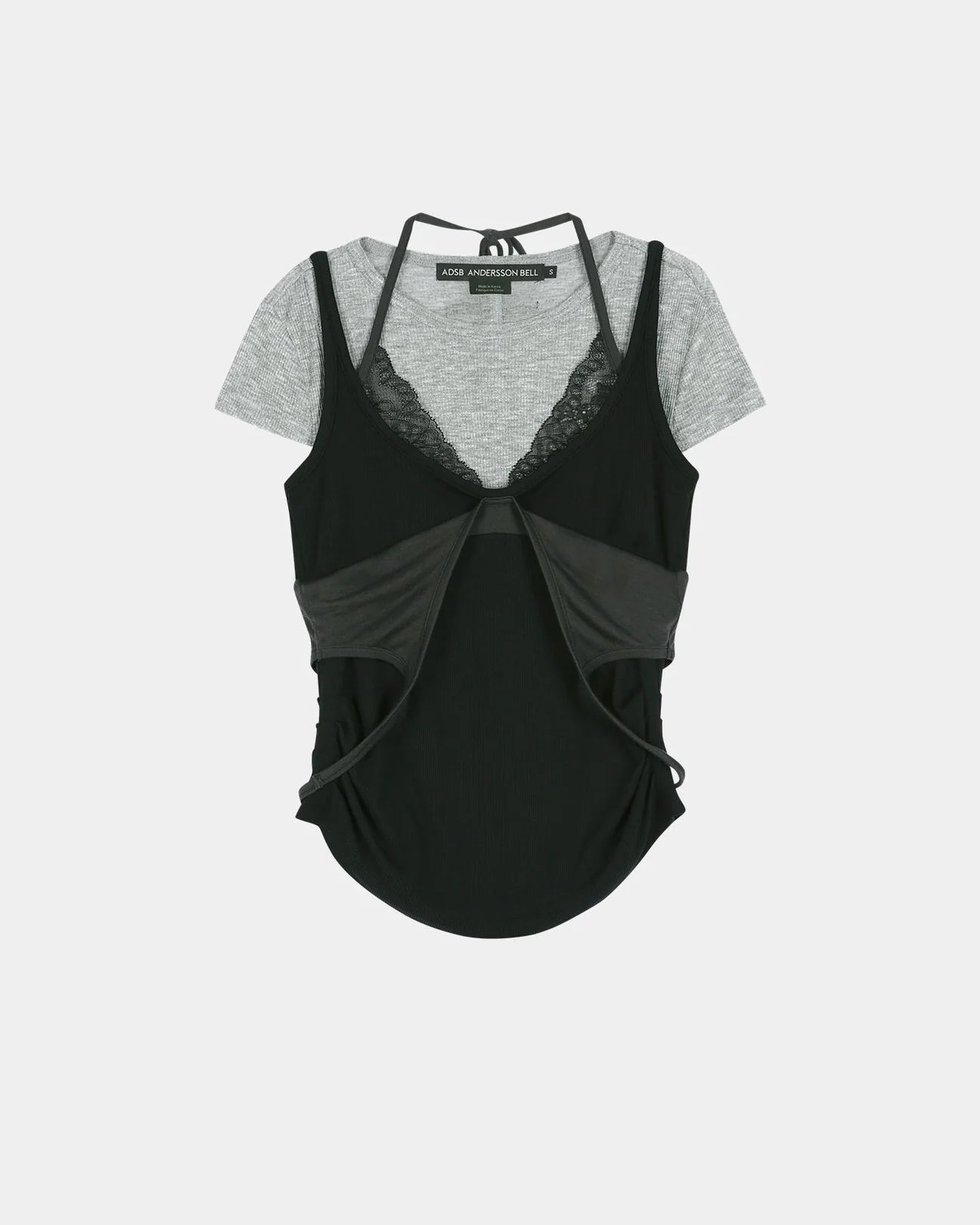 T-shirt Upside-Down Grey & Black