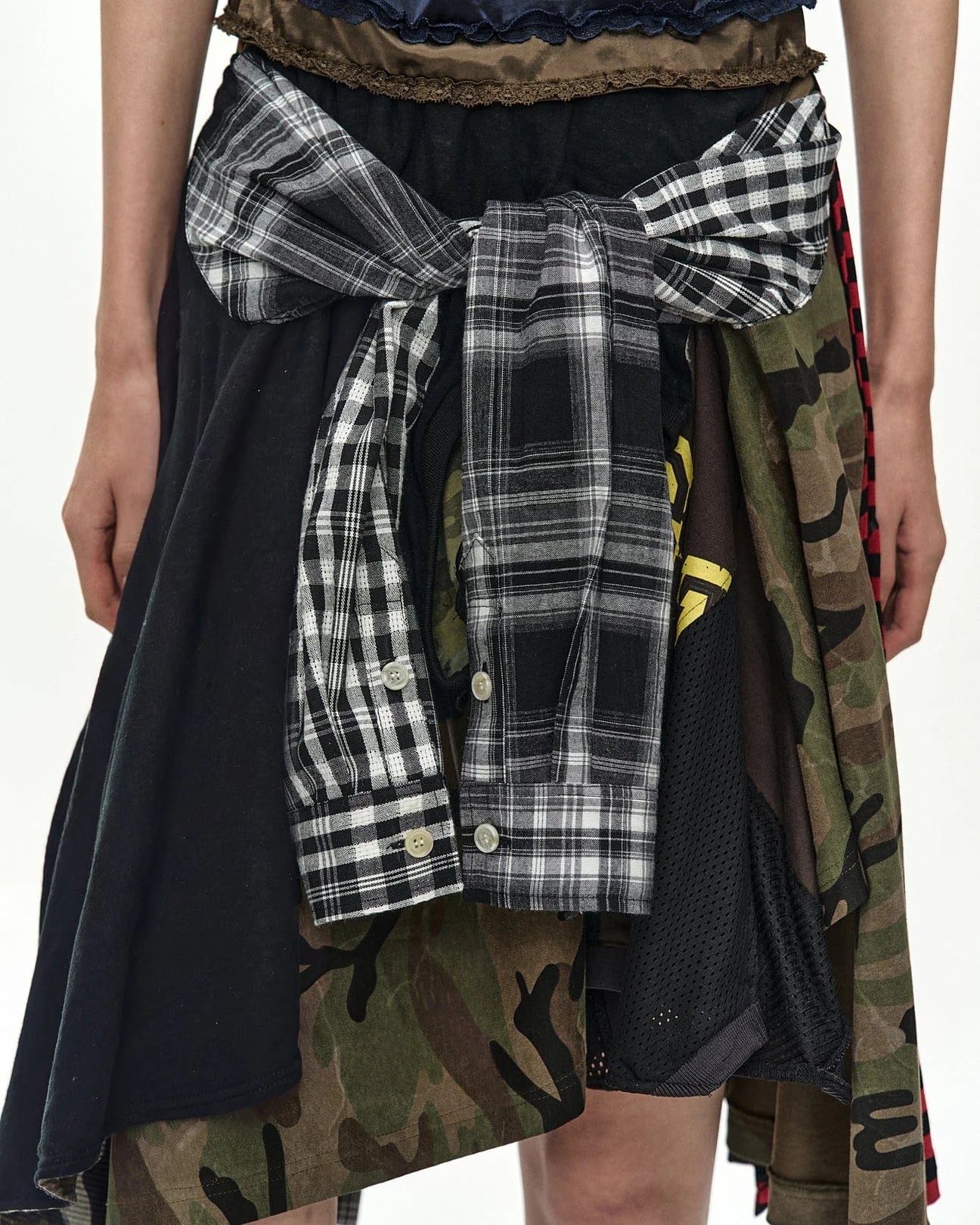 Dress Reworked Jersey Navy