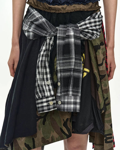 Dress Reworked Jersey Navy