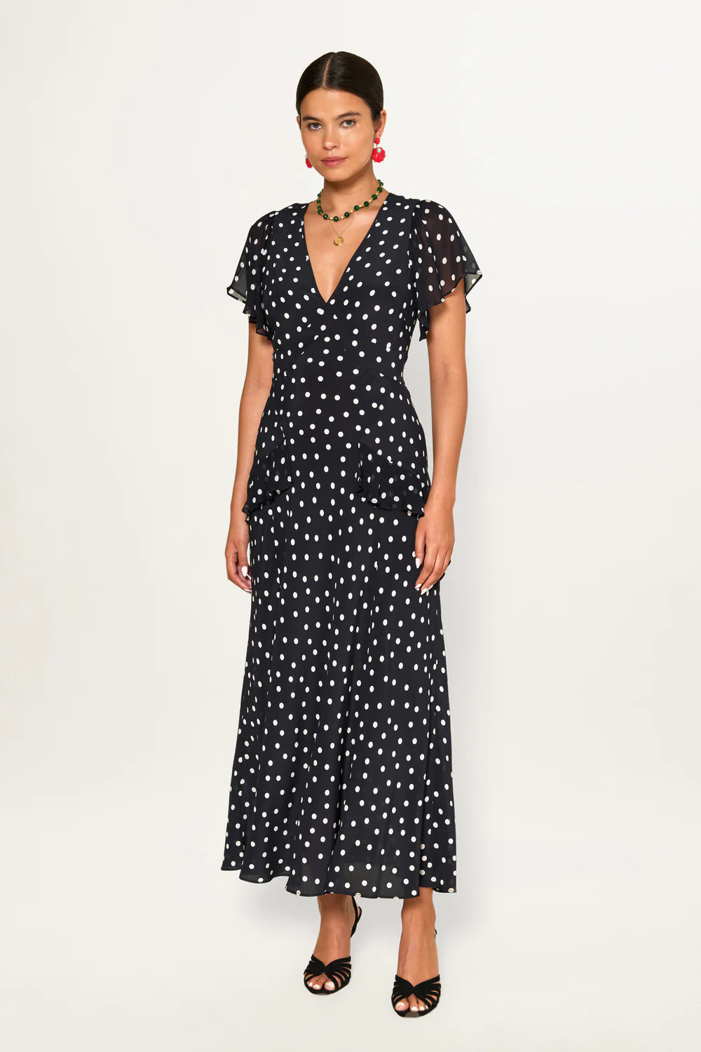 Dress Evie Bohemia Dot Navy