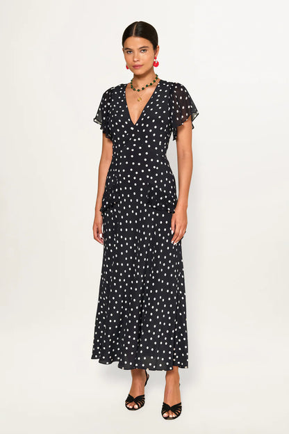 Dress Evie Bohemia Dot Navy