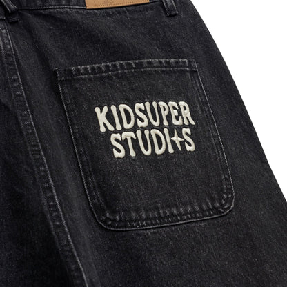 Shots Denim Patches Black