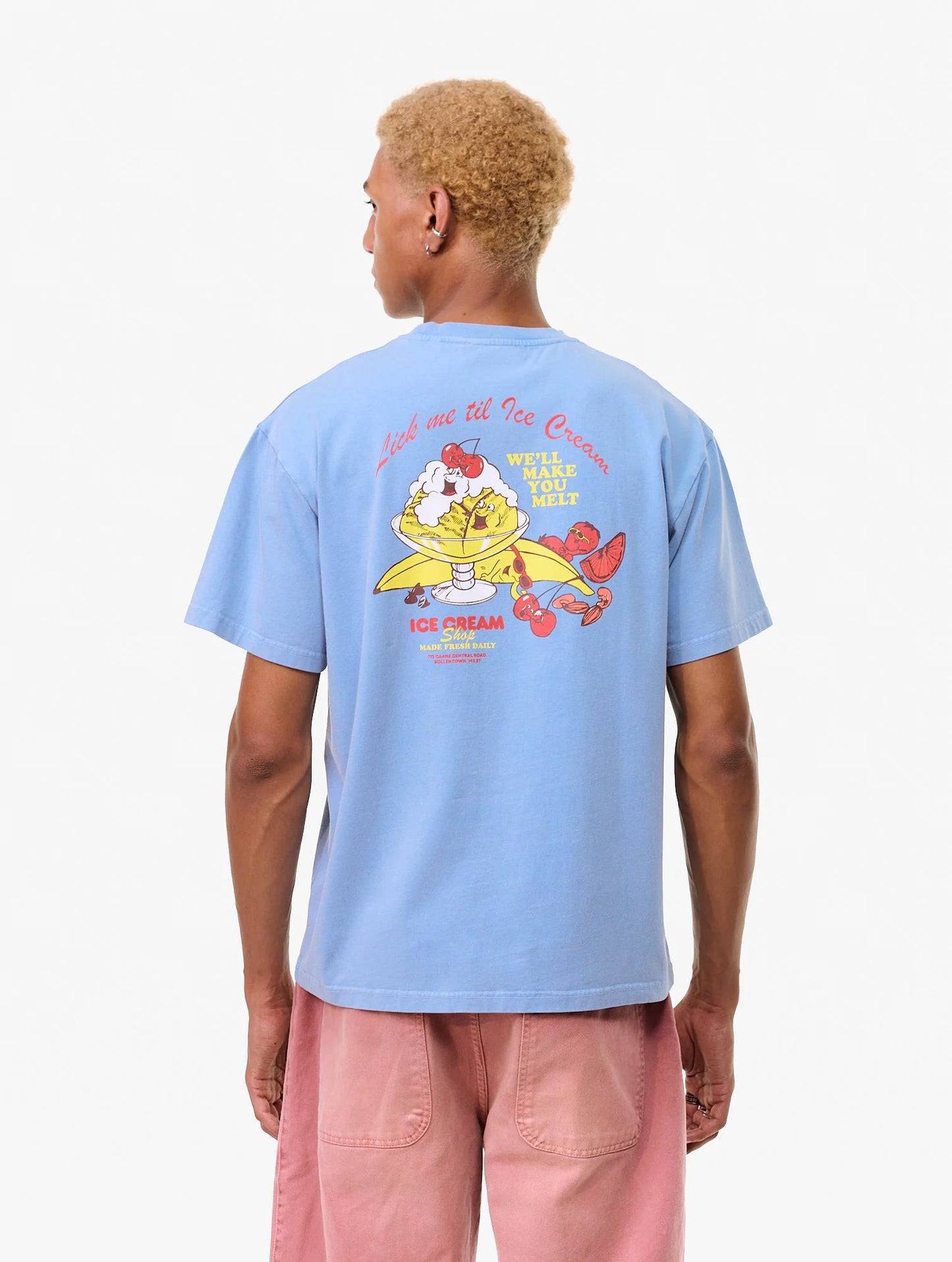 T-shirt Lick Me Blue