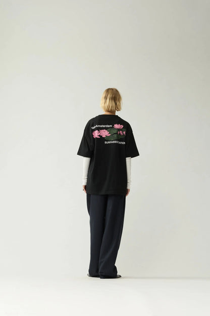 T-shirt Lilies Black