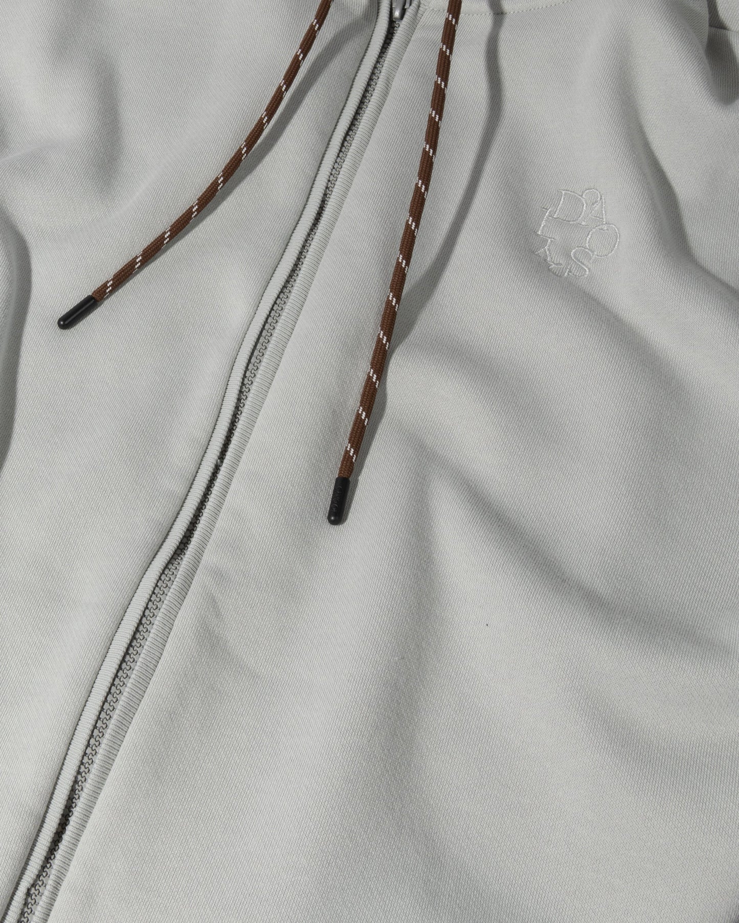 Hoodie Statement Zip Clean Blue