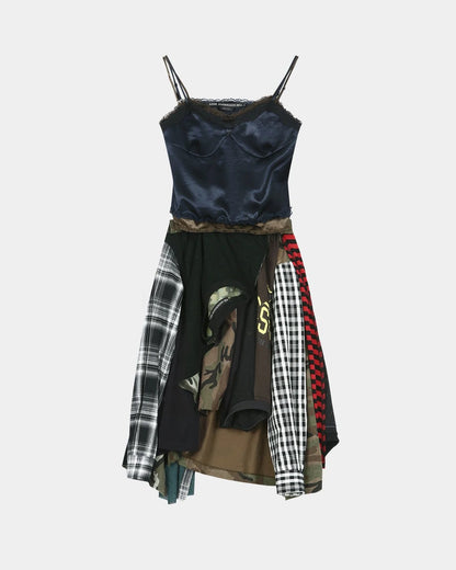 Dress Reworked Jersey Navy