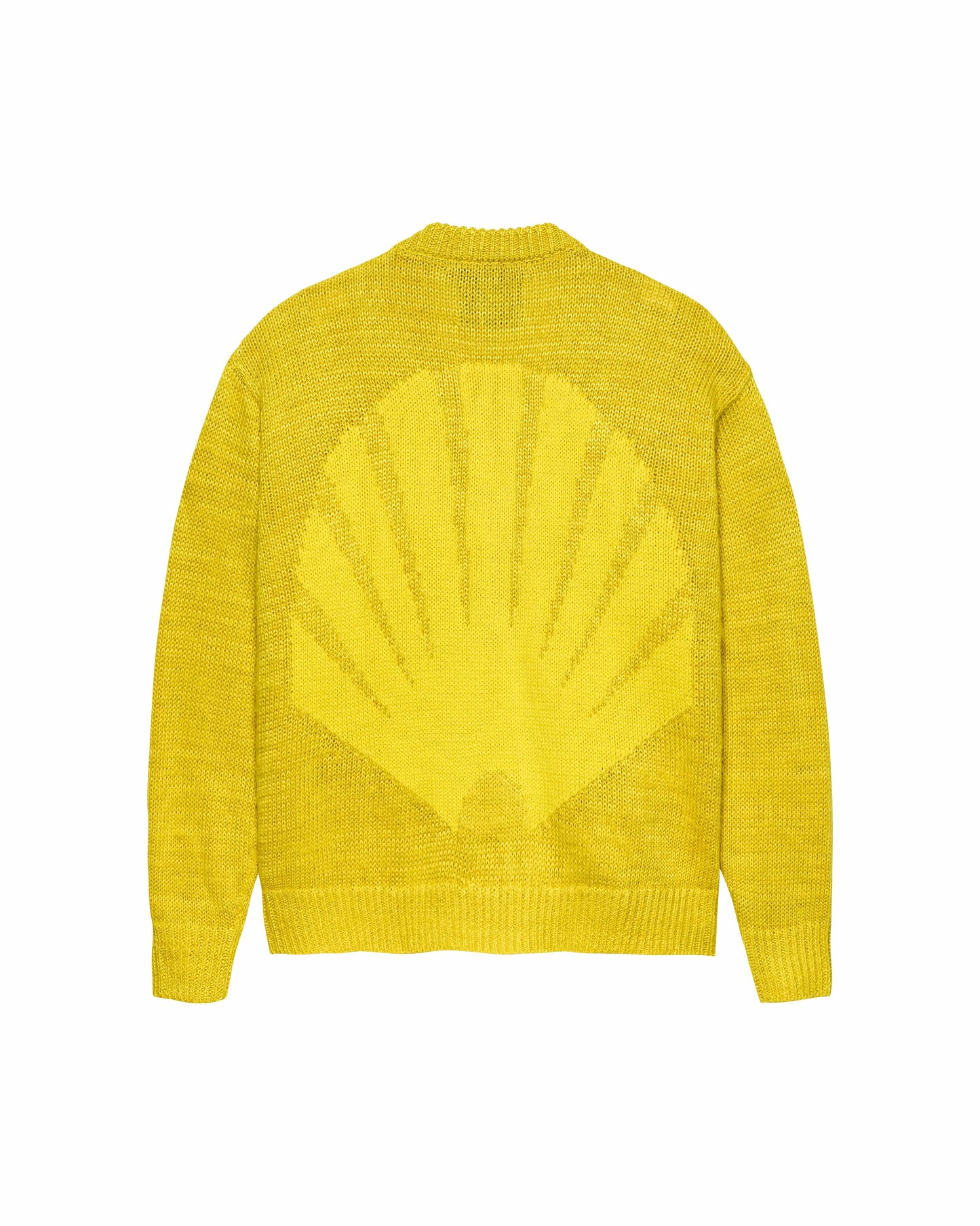 Cardigan Linnen Logo Celery Yellow