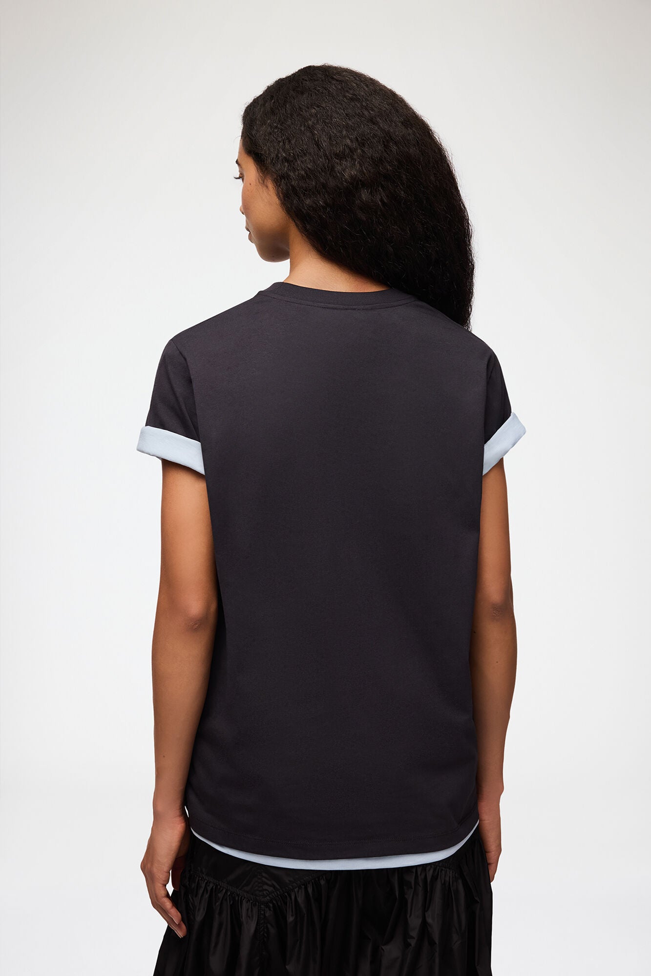 T-shirt Flowers Phantom Black