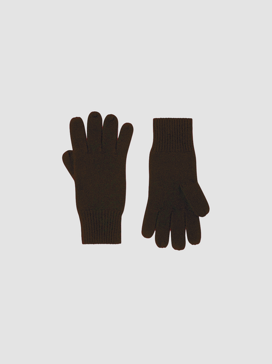 Cashmere Gloves Chocolat Brown