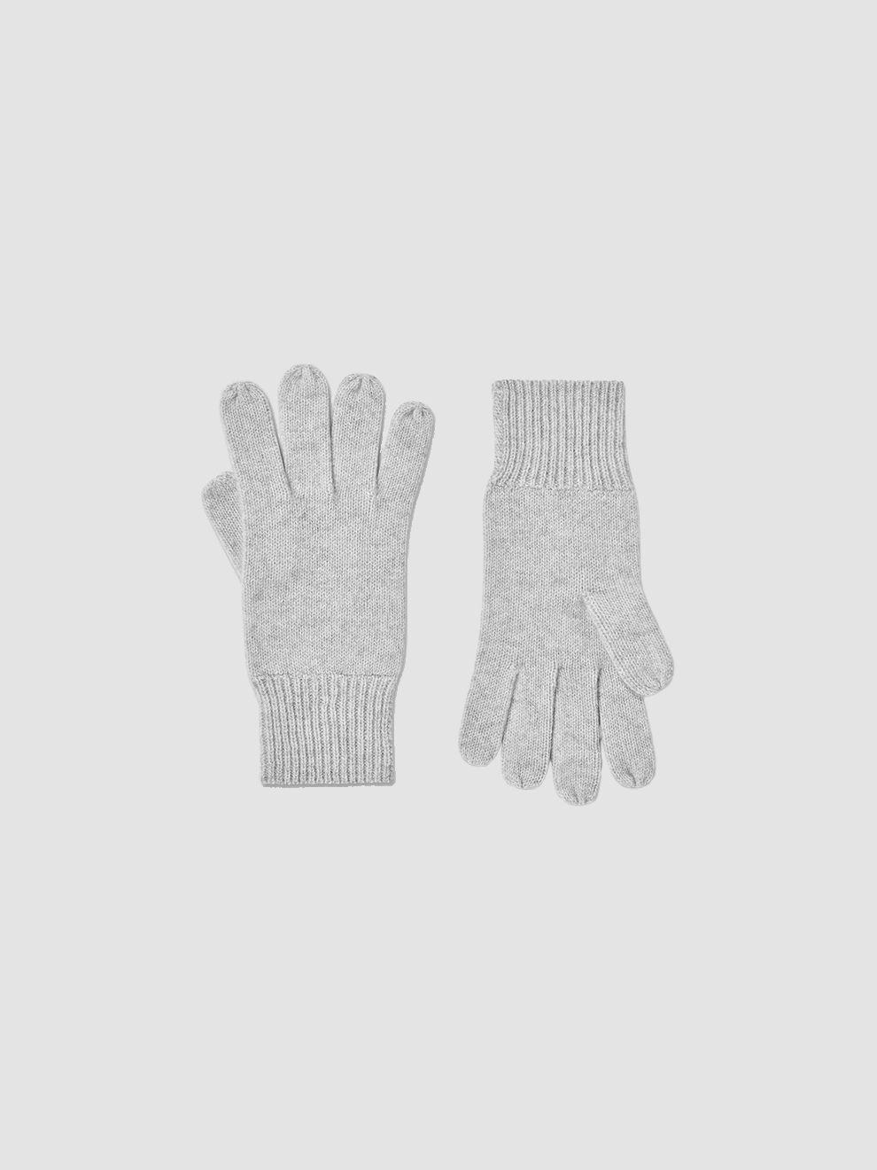 Cashmere Gloves Light Grey