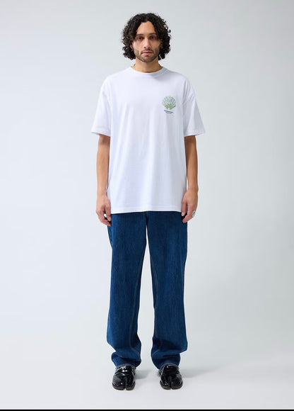 T-shirt Tall Grass White