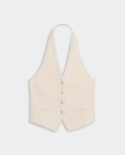 Vesta Tailored Halter Krémová