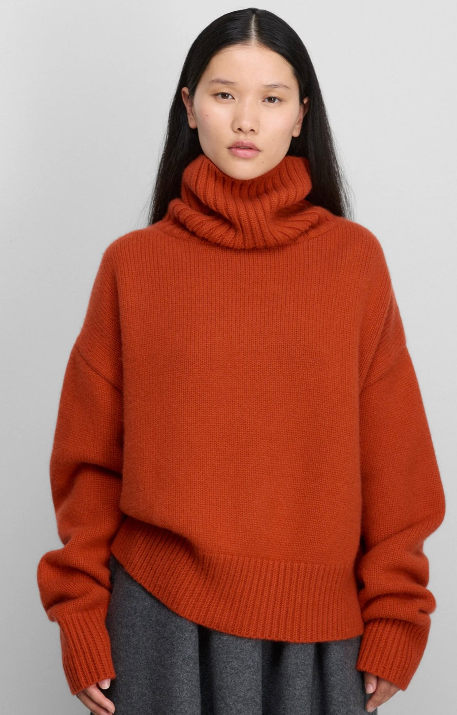 Sweater n434 Crop Xtra Dark Orange