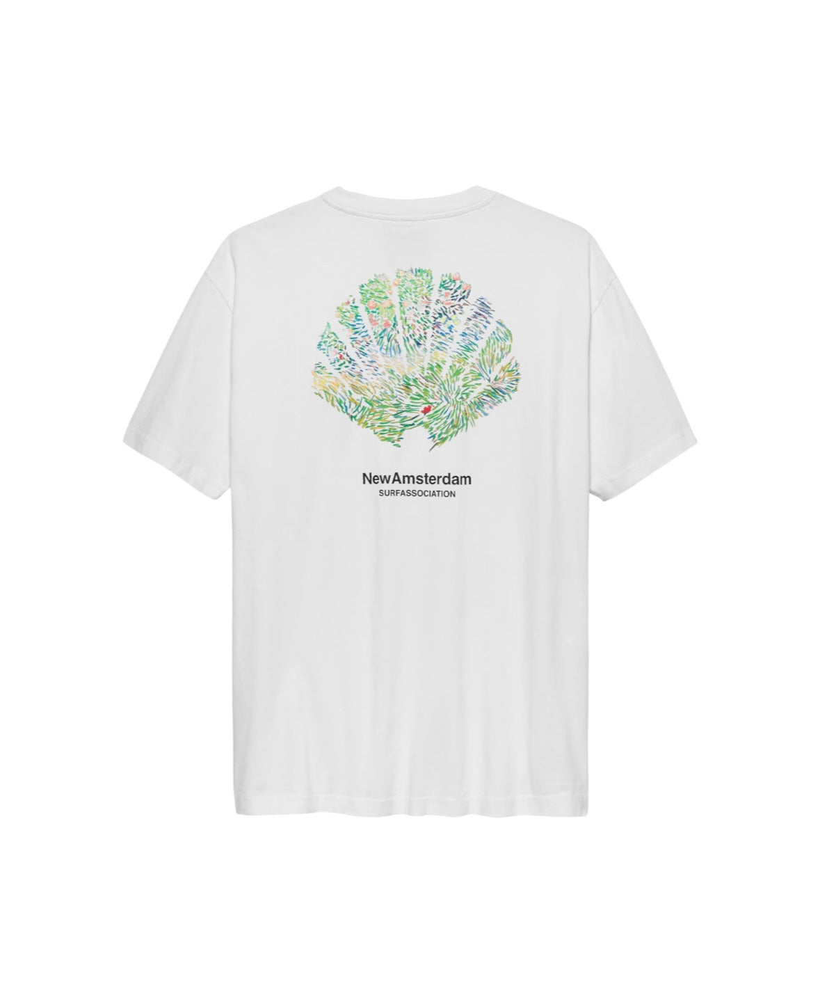 T-shirt Tall Grass White