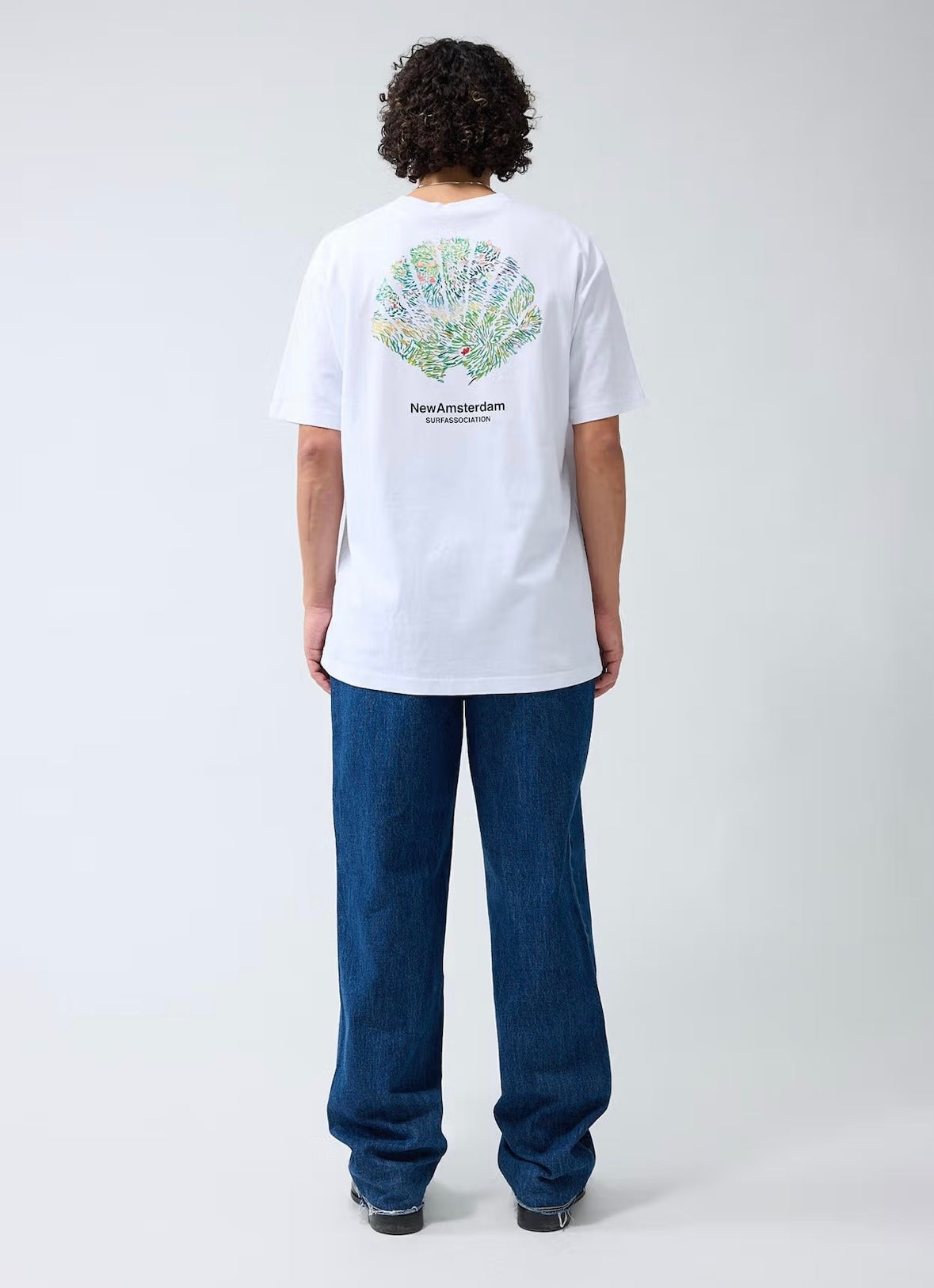 T-shirt Tall Grass White