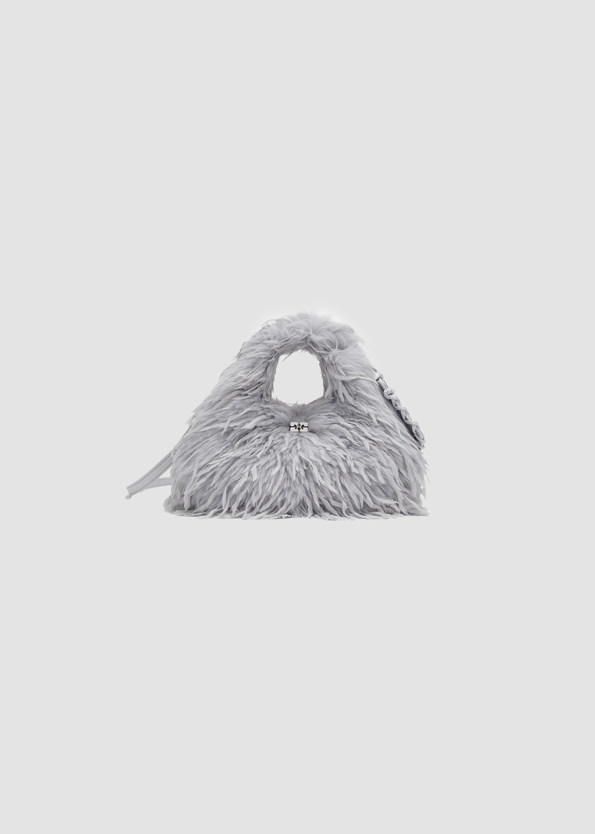 Bag Hobo Mini Feather Grey
