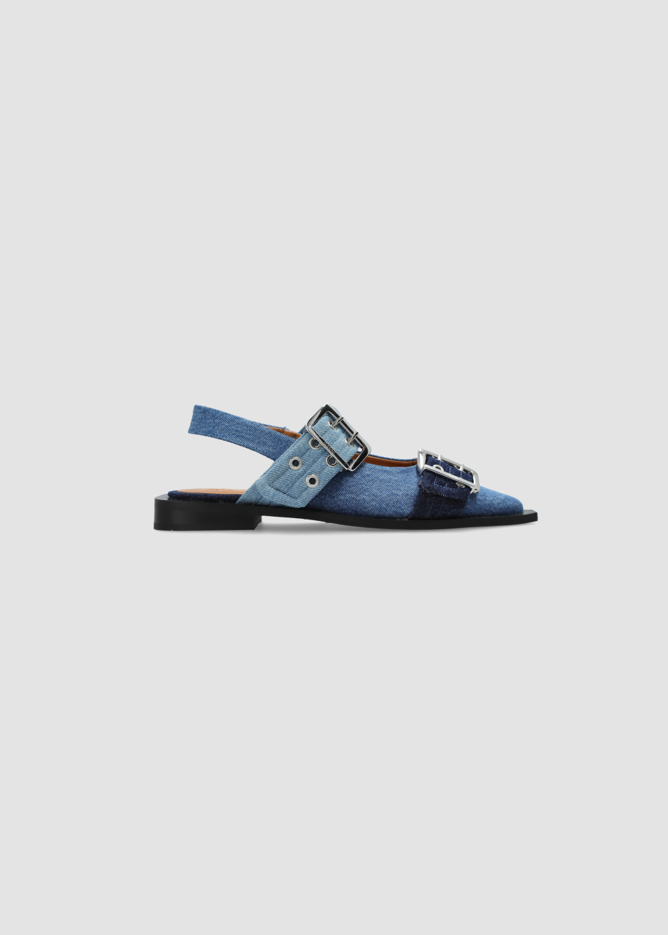 Ballerina Buckle Mix Denim