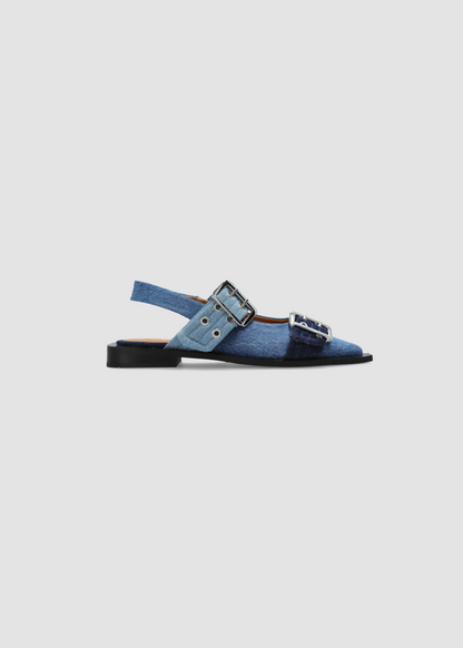 Ballerina Buckle Mix Denim