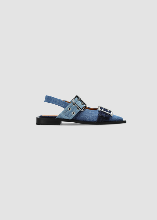 Ballerina Buckle Mix Denim