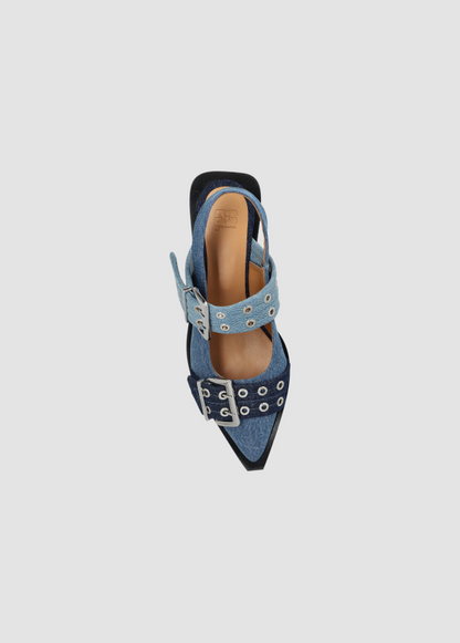 Ballerina Buckle Mix Denim
