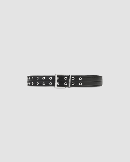 Belt Double Eyelet Black