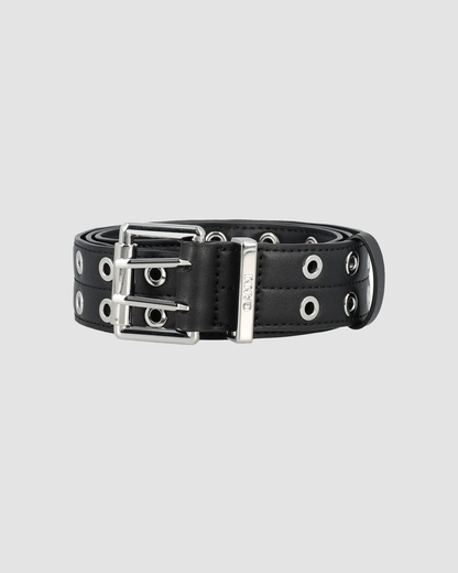 Belt Double Eyelet Black
