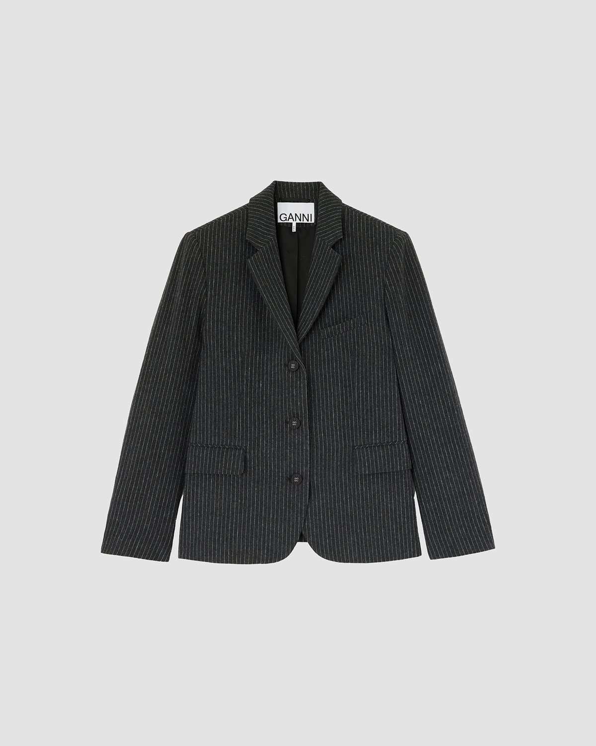 Blazer Pinstripe Grey