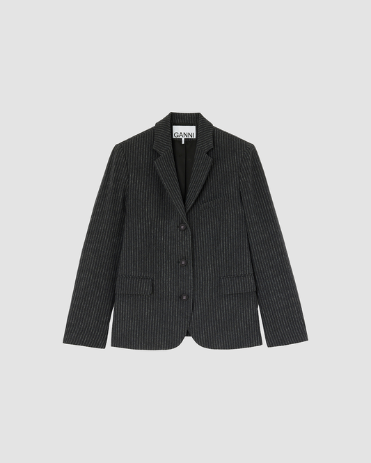 Blazer Pinstripe Grey