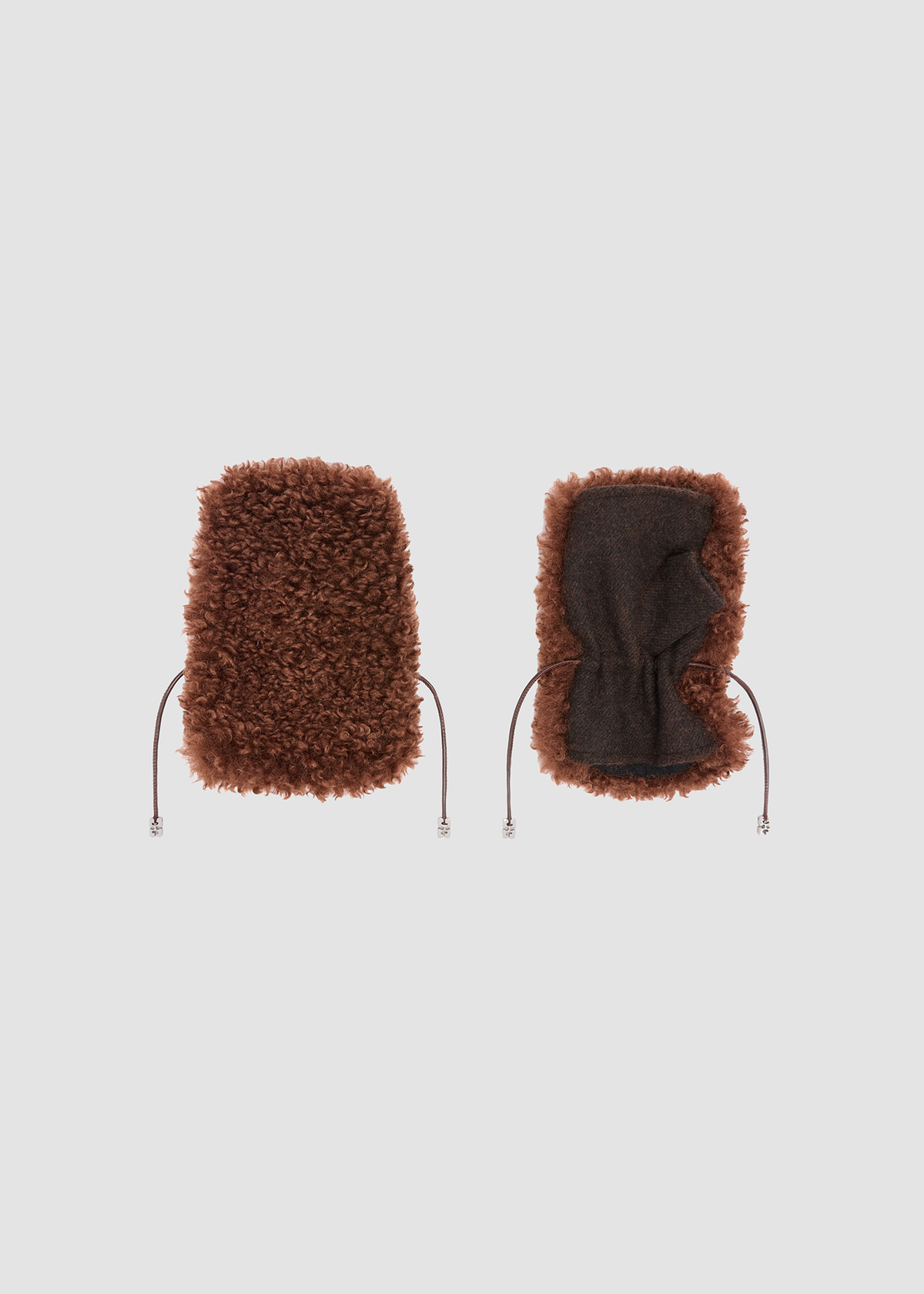 Gloves Shearling Brown