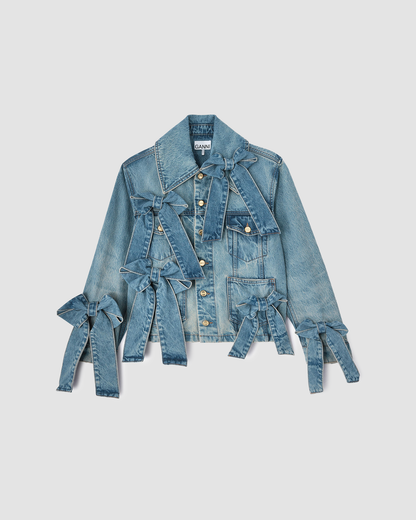 Jacket Bow Rigid Denim Blue