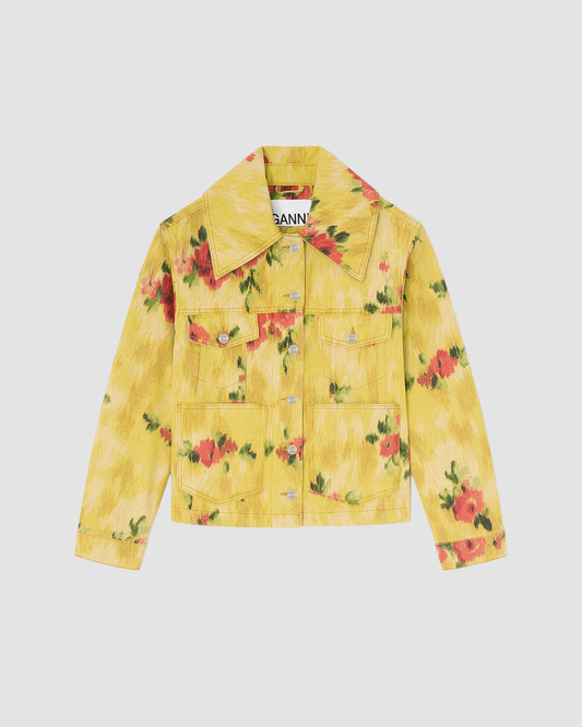 Jacket Denim Vibrant Yellow