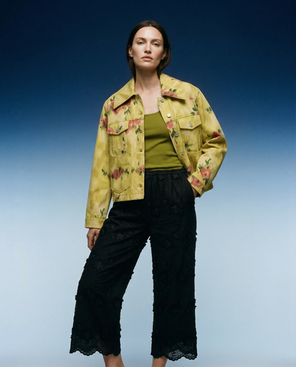 Jacket Denim Vibrant Yellow