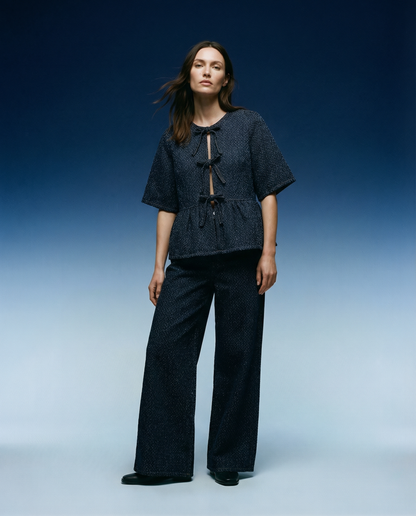 Jeans Baggy Tweed Denim