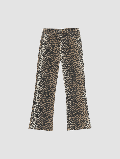 Jeans Betzy Cropped Leopard