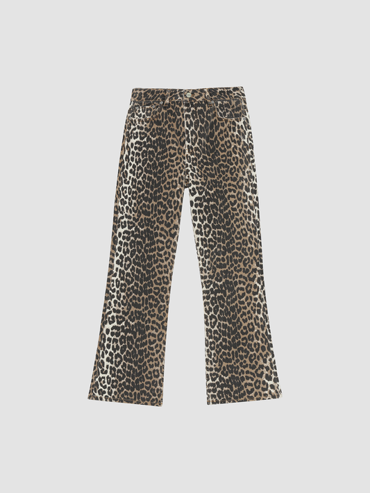 Jeans Betzy Cropped Leopard