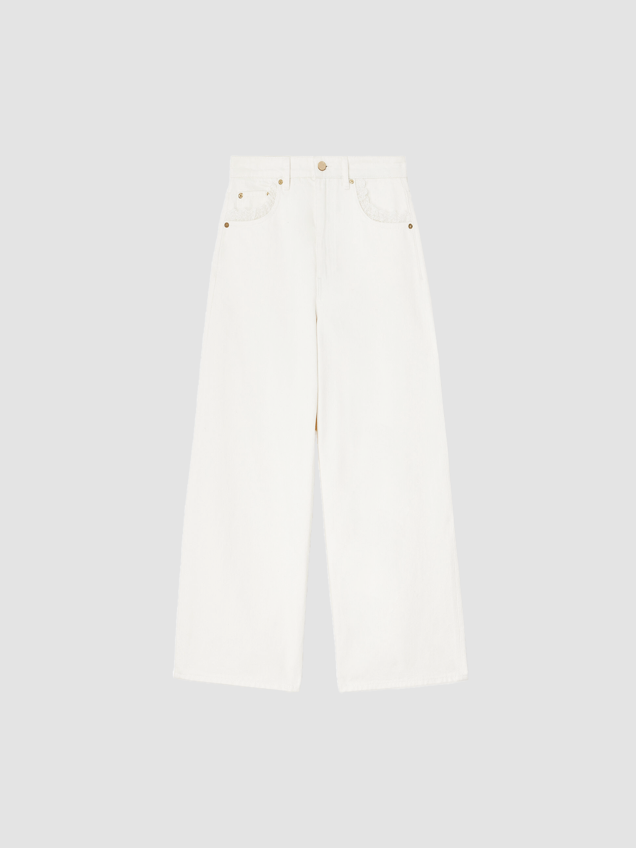 Jeans Lari Straight White