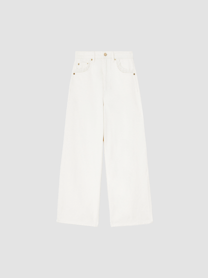 Jeans Lari Straight White