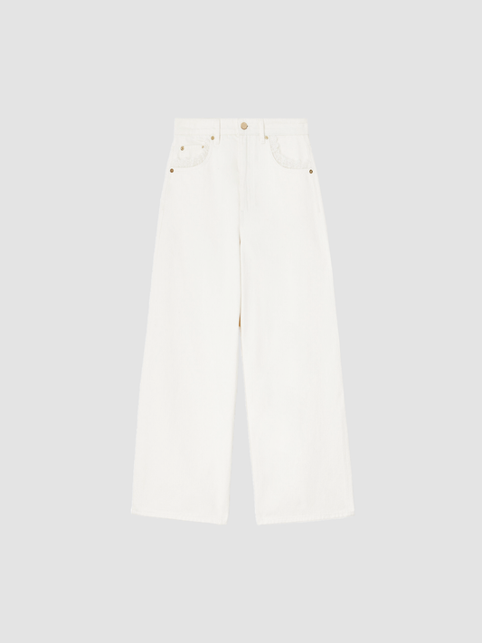 Jeans Lari Straight White