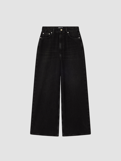 Jeans Soft Baggy Washed Black