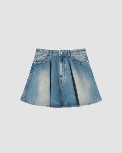 Skirt Rigid Denim Blue