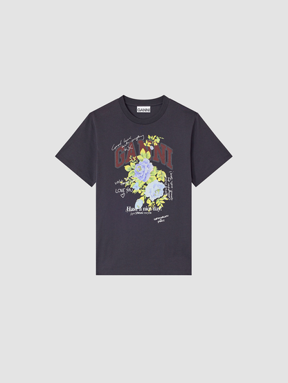 T-Shirt Jersey Rose Black