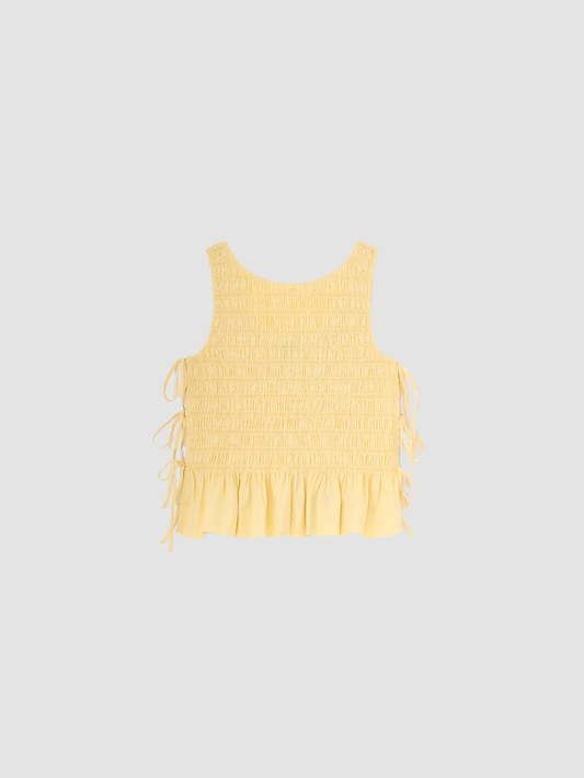 Top Poplin Yellow
