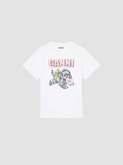 T shirt Jersey Puppy White