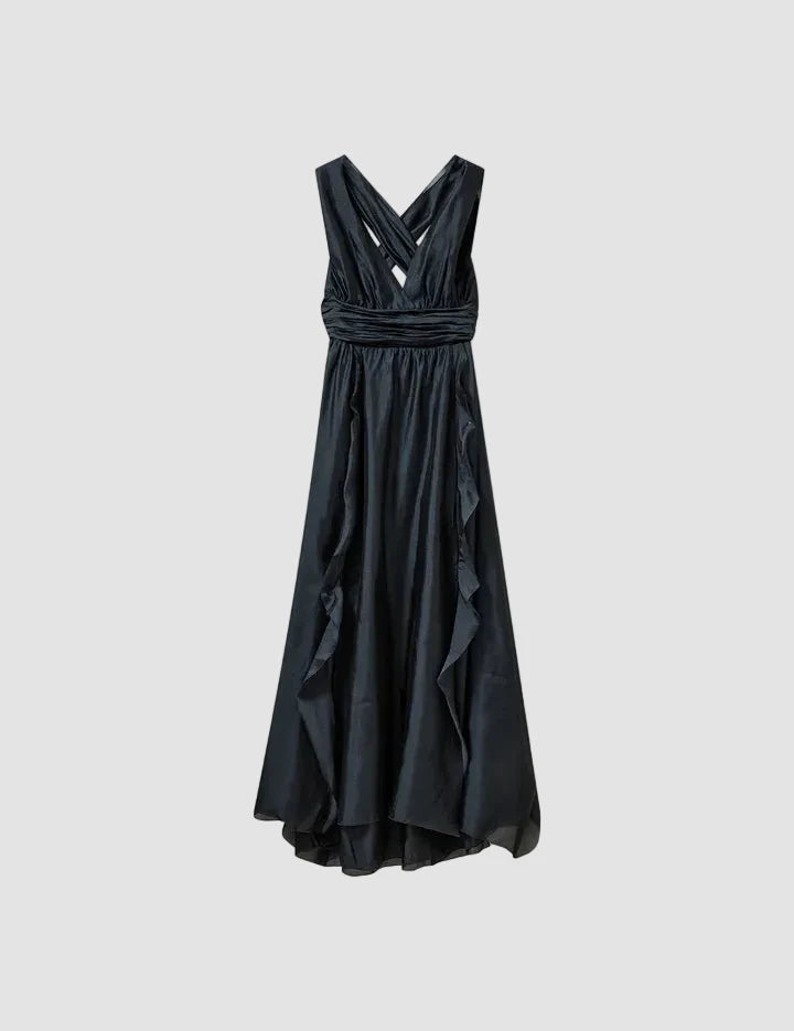 Dress Gillian Halter Navy