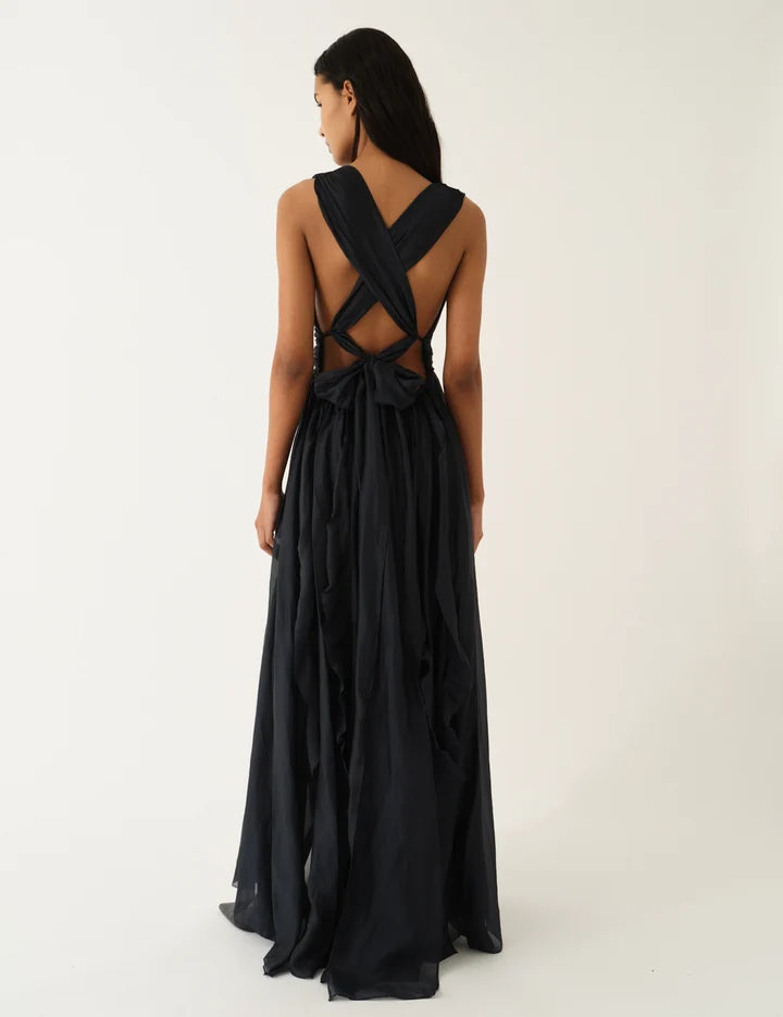 Dress Gillian Halter Navy