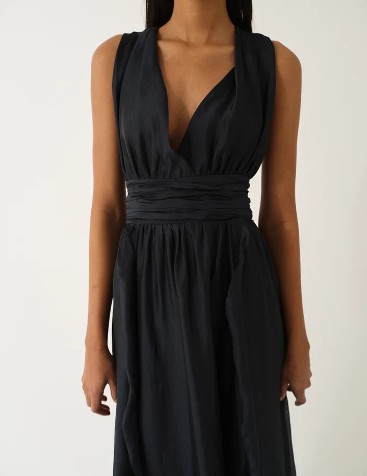 Dress Gillian Halter Navy