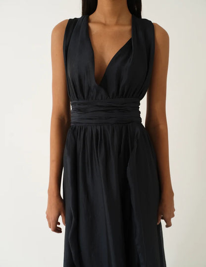 Dress Gillian Halter Navy